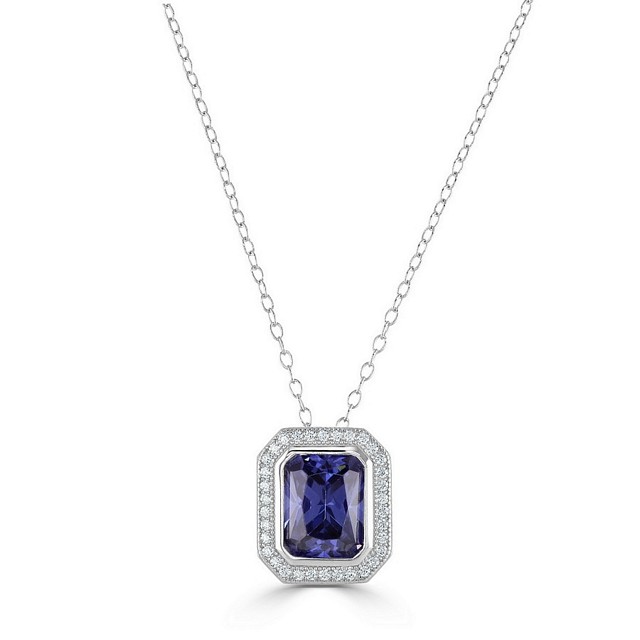 Radiant Cut" Special CZ Pendant